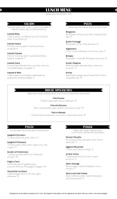 Customize Typical Italian Menu Page 2