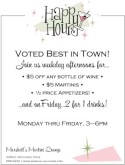 Happy Hour Flyer