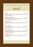 Family Restaurant Style Table Tent