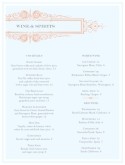 French Bar Menu