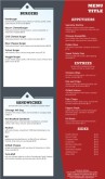 Italian Family Menu Long Page