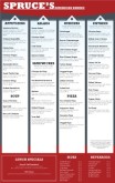 Italian Family Menu Tabloid