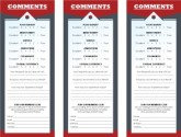 Italian Family Comment Card