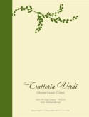 Trattoria Menu Cover