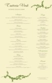 Trattoria Menu Tabloid