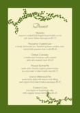 Trattoria Table Tent