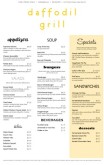 Family Style Menu Tabloid
