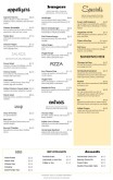 Family Style Menu Page Tabloid