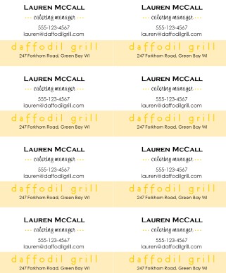 Customize Family Style Business Cards