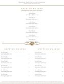 Plaza Cafe Menu Page
