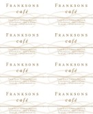 Plaza Cafe Business Cards