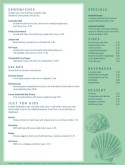 Local Seafood Menu Page 2