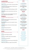 Daily Cafe Menu Page 2