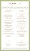 Fancy French Menu