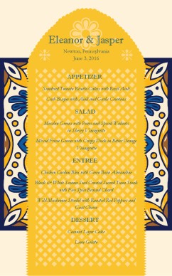 Customize Mexican Cantina Event Menu