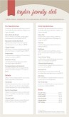 Delicatessen Menu