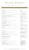 Hawaiian BBQ Menu