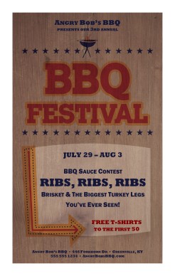 Customize BBQ Festival Flyer