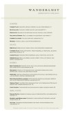 Casual Fine Dining Menu
