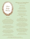Wine Cellar Menu