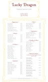 Chinese Menu Template