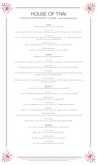 Easy Thai Menu