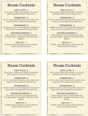 Best Bar Mini Menu