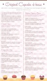 Cupcake Menu Long