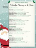 Christmas Dinner Catering Menu