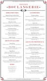 Brasserie Menu Long
