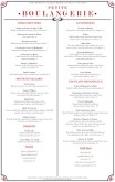 Brasserie Menu Tabloid