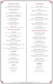 Brasserie Menu Tabloid Page