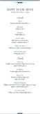 Downtown Dining Bar Menu