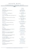 Downtown Dining Menu Long