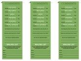 Modern Comment Card