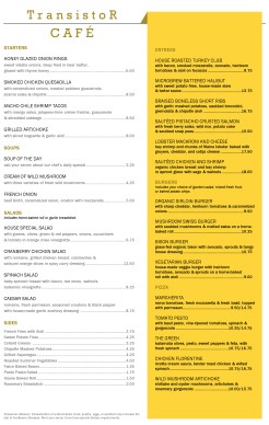 Customize Modern Cafe Menu Tabloid