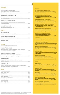 Customize Modern Cafe Menu Tabloid Page
