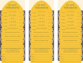 Mexican Restaurant Comment Card