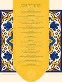 Mexican Cantina Bar Menu
