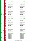 Italian Food Menu Page
