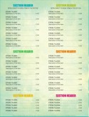 Mexican Restaurant Menu Page