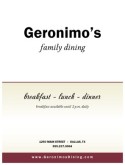 American Food Menu Cover