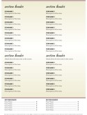American Food Menu Page