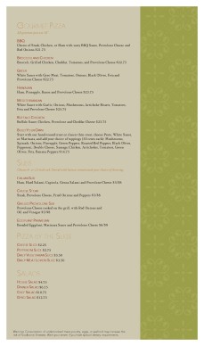 Customize Neighborhood Pizza Menu Page