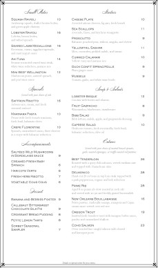 Customize Elegant Menu Long Page