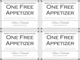 Fine Dining Restaurant Coupon