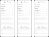 Elegant Comment Card