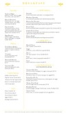 Breakfast Diner Menu Page