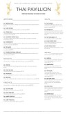 Thai Food Menu
