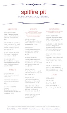 Customize Barbecue Menu